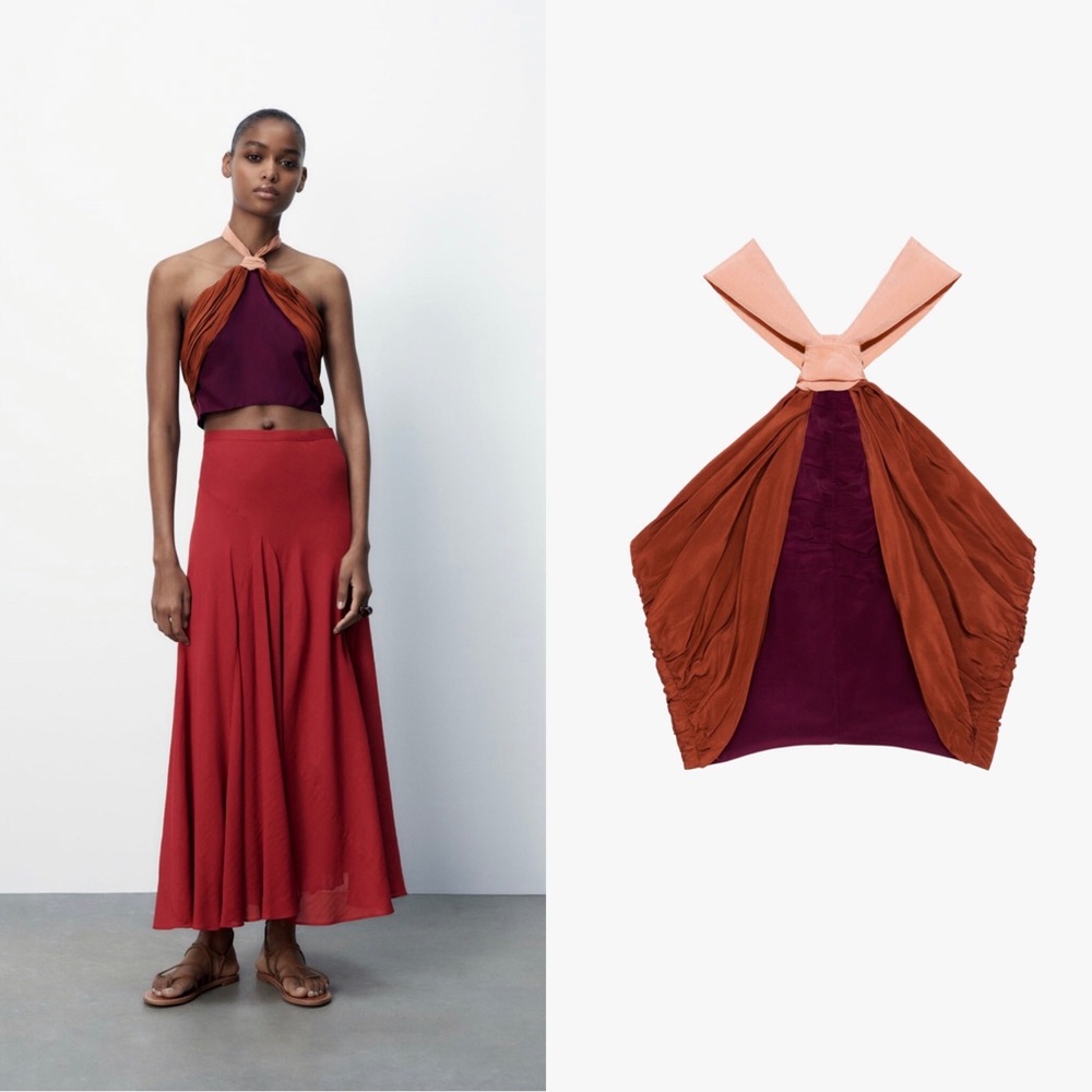 NWT ZARA LIMITED EDITION CROP TOP